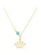 Art d or Kinderhalskette Krone aus Gold mit Kette 9K ADP-K-145