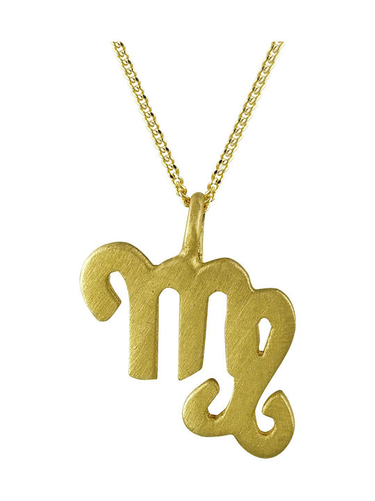Детска гривна Зодия от Злато с верига 14K ZD218