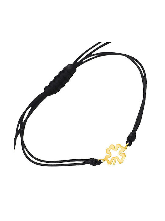 Q-Jewellery Kids Gold Macrame Bracelet 14K for Girl