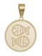 Kids Pendant Zodiac Sign in 9K Gold