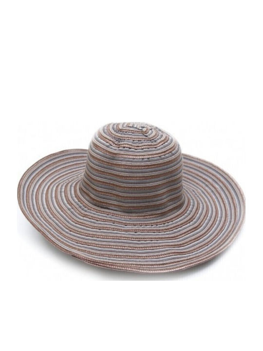 V-store Fabric Women's Hat Brown