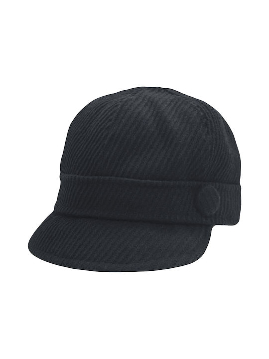 Fabric Women's Cap Black