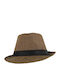 Men's Hat Fedora Brown