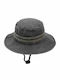Fabric Men's Hat Safari Style Gray