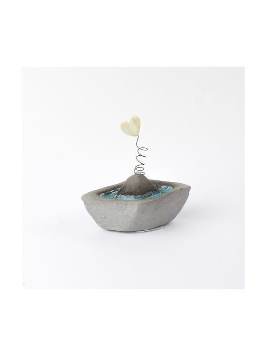 Ceramic Miniature Ship 6x3.5x6cm