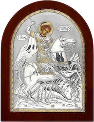 Silver Axion Saint George Silver 16x19cm