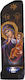 IconsGR Tabletop Oil Lamp Wooden 40x12x40εκ. ΚΑΝΤ3
