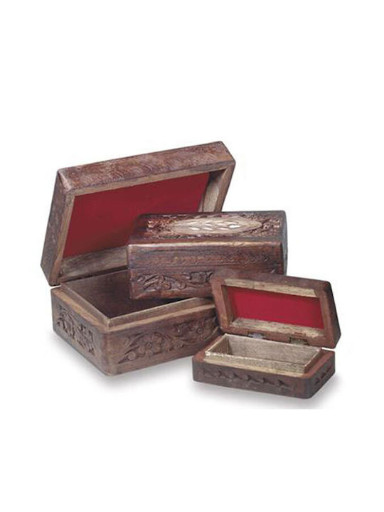 Wooden Decorative Boxes Set 3бр