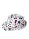 Kids' Hat Fedora Fabric White