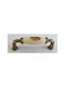 TMC Antique Handle Furniture made of Porcelain in Bronze Color with Center Distance 128mm 2020-40-128-196 1pcs