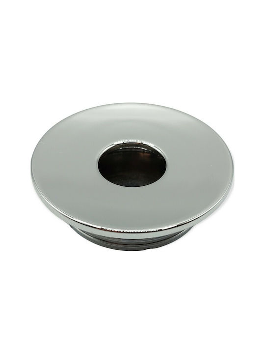 Furnipart Buton Mobilier Mânere de mobilier din Metal & Zamak în Culoare Argintiu 7224-INO1 1buc