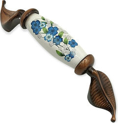 Antik Handgriff Möbelgriff aus Porzellan & Metallisch & Zamak in Kupfer Farbe 113mm (Zentrenabstand 96mm) 7800-AS-017 1Stück Antik Handgriff Möbelgriff aus Porzellan & Metallisch & Zamak in Kupfer Farbe 113mm (Zentrenabstand 96mm) 7800-AS-017 1Stück