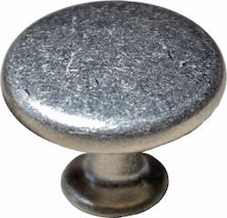 Gian Buton Mobilier din Metal în Culoare Argintiu Φ30mm 720078 1buc