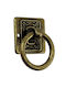 Herrajes Palencia Antik Knopf Möbelgriff aus Metallisch in Gold Farbe 4754-ANTIKE-BRASS 1Stück