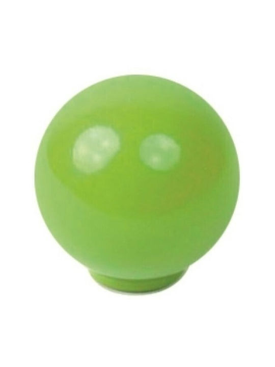 Nesu Kids Knob Furniture made of Acrylic Resin Green 114-626 D29mm 114-626#PIX### 1pcs