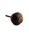 Madam Stoltz Antique Knob Furniture made of Ceramic in Black Color D40mm TA5025 1pcs