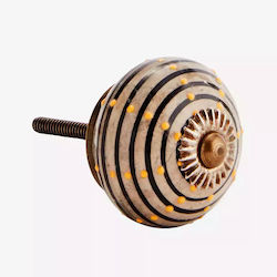 Madam Stoltz Antique Knob Furniture made of Ceramic in Silver Color D40mm TA-16 1pcs Madam Stoltz Antique Knob Furniture made of Ceramic in Silver Color D40mm TA-16 1pcs
