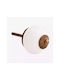Madam Stoltz Antique Knob Furniture made of Ceramic in White Color D40mm TA5024 1pcs