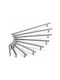 Finetto Handle Furniture made of Metallic in Silver Color with Center Distance 160mm 243-5001#160NS 1pcs