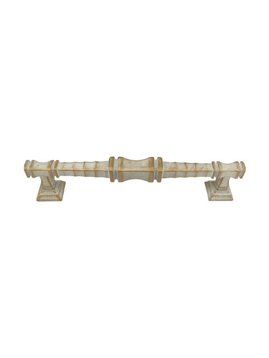Galbusera Front Door Vintage Handle 310mm for Both Sides Placement Bronze