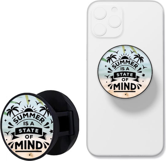 Phoneclub Pop Socket for Mobile Phone Grip Stant Ring Blue