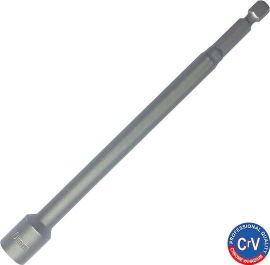 SKS Tools Μαγνητικό Καρυδάκι Εξάγωνο Μακρύ με Καρέ Υποδοχής HEX Διάμετρος 10mm