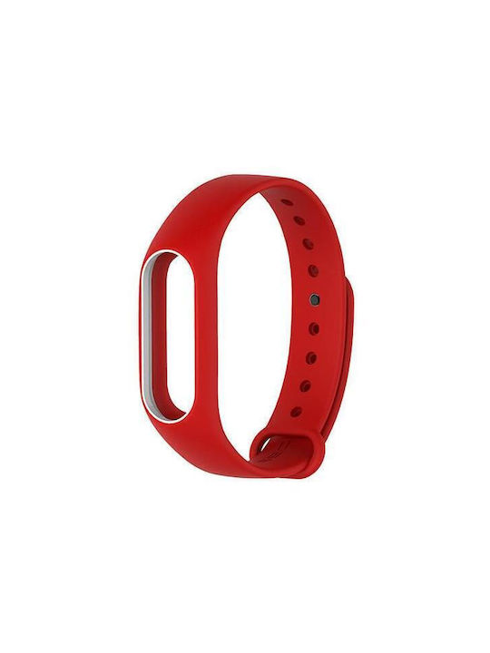 Wristband Curea Silicon cu Pin Roșu (Mi Band 2)