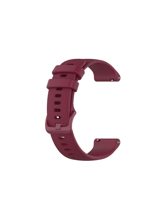 Rhombus Pattern Curea Silicon Burgundy (Huawei Watch GT2 / GT3 (42mm) / GT3 Pro (43mm))