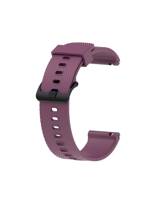 Strap Silicone Purple (Forerunner 55/245/645 / Vivoactive 3/5/HR / Venu Sq 2Amazfit Bip)