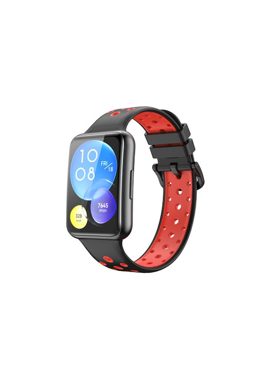 Λουράκι Σιλικόνης Μαύρο (Huawei Watch Fit 2)