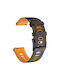 Black、orange Armband Silikon Gray (Amazfit GTS)