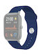 Каишка Силикон с Pin Син (Amazfit GTS)