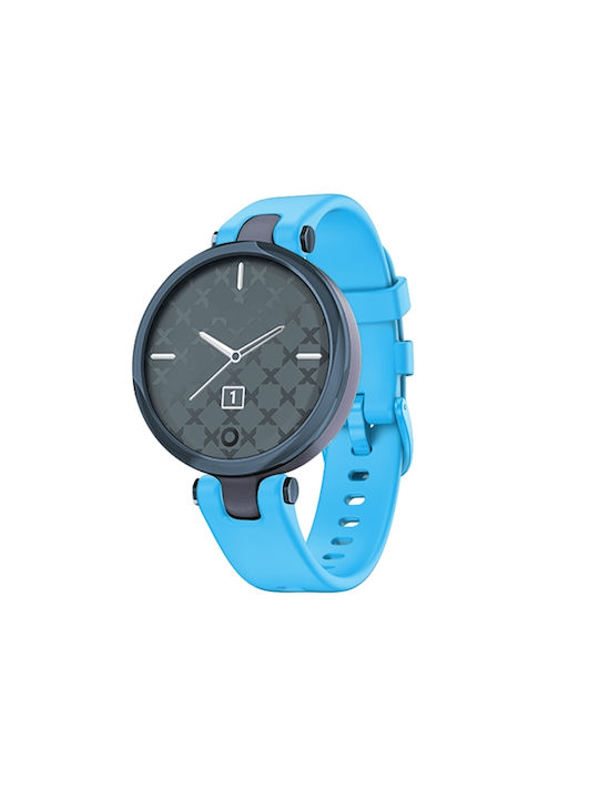Armband Silikon Hellblau (Garmin Lilie)