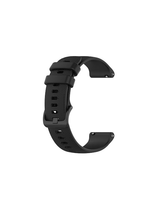 Rhombus Pattern Armband Silikon Schwarz (Amazfit GTS)