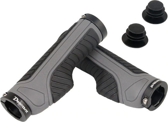 210220-24- Anatomic Bicycle Handlebar Grips in Gray Color