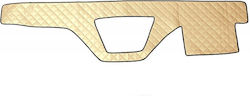 Car Dashboard Cover Leather without Emblem for Daf XF Jaguar XF Mazda 2 Peugeot 106 Skoda 105 Beige Colour