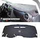 Car Dashboard Cover Alcantara with Emblem for Volkswagen Tiguan Black Colour