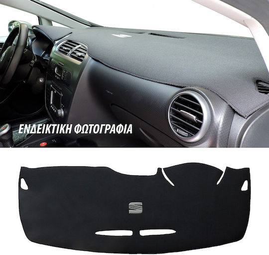 Car Dashboard Cover Fabric without Emblem for Toyota Avensis Black Colour