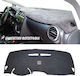 Car Dashboard Cover Alcantara Without Emblem for Toyota C-HR Grey Colour