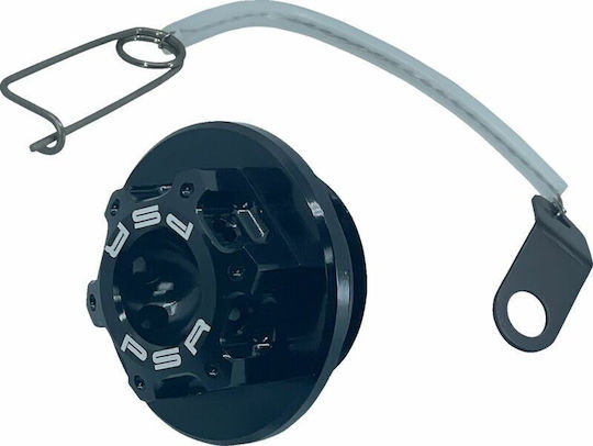 Powerstands Racing Öldeckel Motorrad Schwarz 00-01313-22