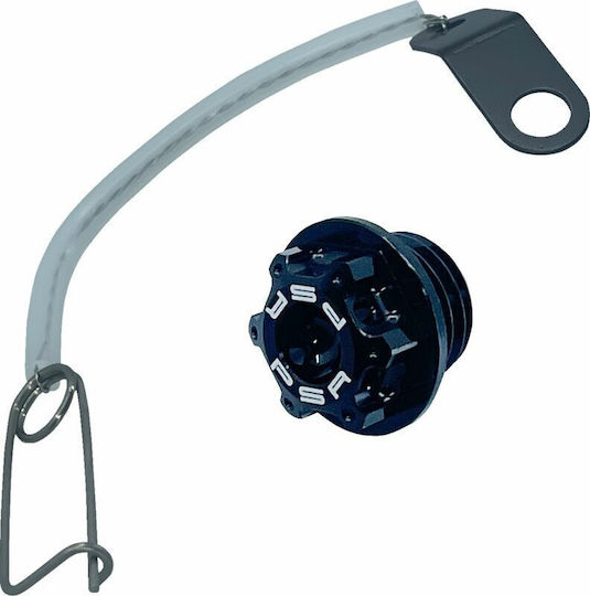 Powerstands Racing Öldeckel Motorrad Schwarz 00-01311-22