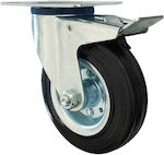 B103D125LR Wheel Rotating with Brake 125mm