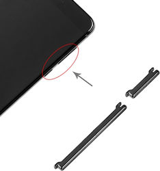 Πλαϊνά Πλήκτρα Μαύρο για Xiaomi Mi 6