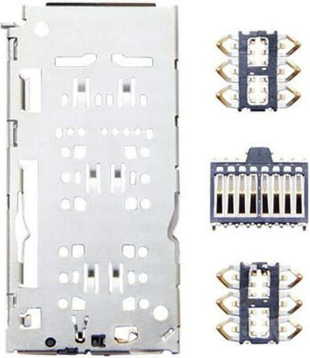 Sim Card Slot Silver Huawei Y7 2018/Y7 Prime 2018/Honor 7C