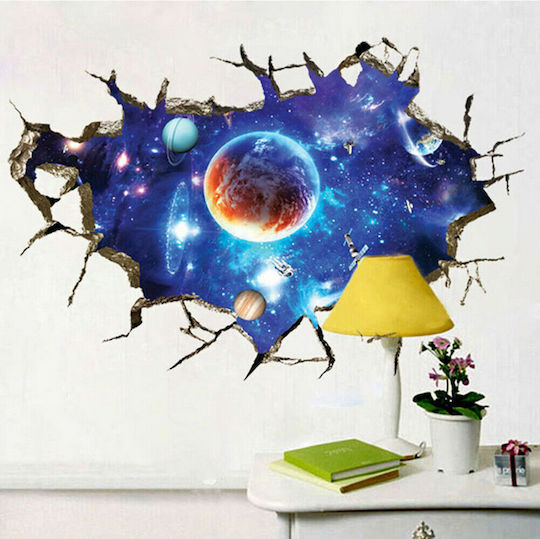 Детска стикерна за стена Стена 3D 90x60бр