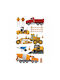 bsb Autocolant Decorativ pentru Copii Perete Trucks 8x12.5buc