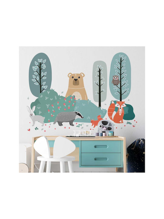 Caravelshop Kinder Wandsticker Wand 145x105cm