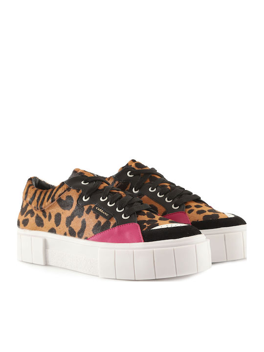 Carrano Mest Pelo Zebra Pelonca Flatforms Adidași Maro