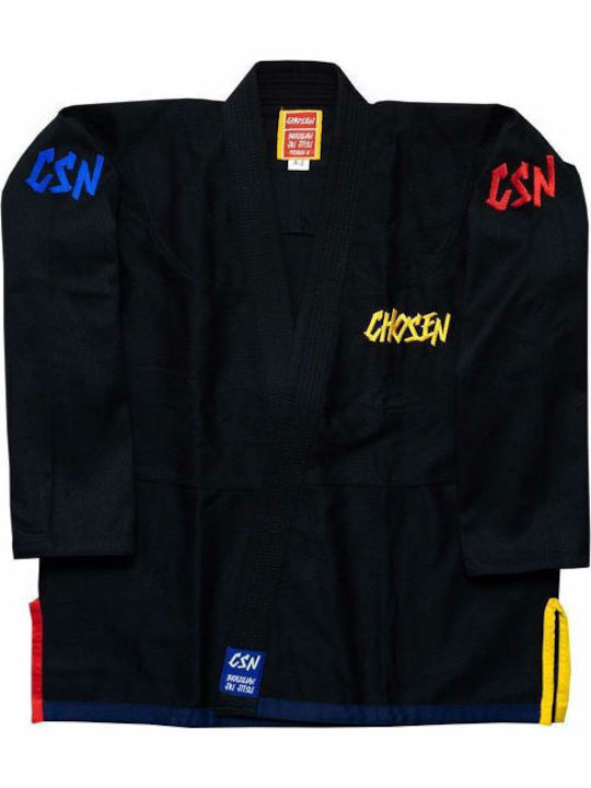 Chosen Ανδρική Στολή Brazilian Jiu Jitsu Μαύρη