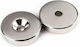 Magnet Neodym Rund mit Loch und Anziehungskraft 10kg 1Stück